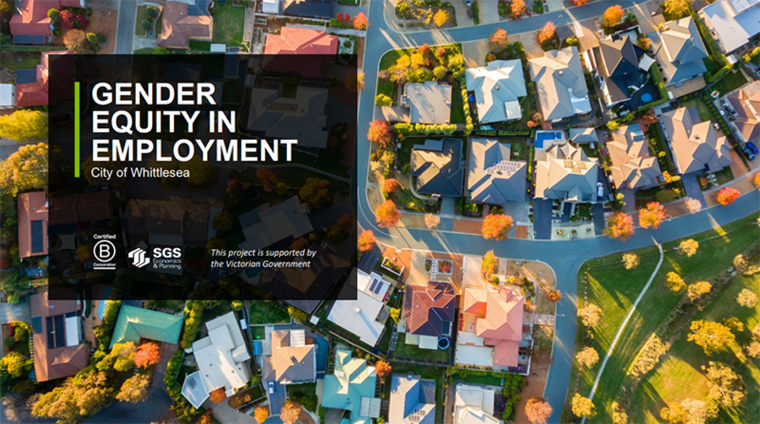 SGS Economics and Planning Steps towards gender equity