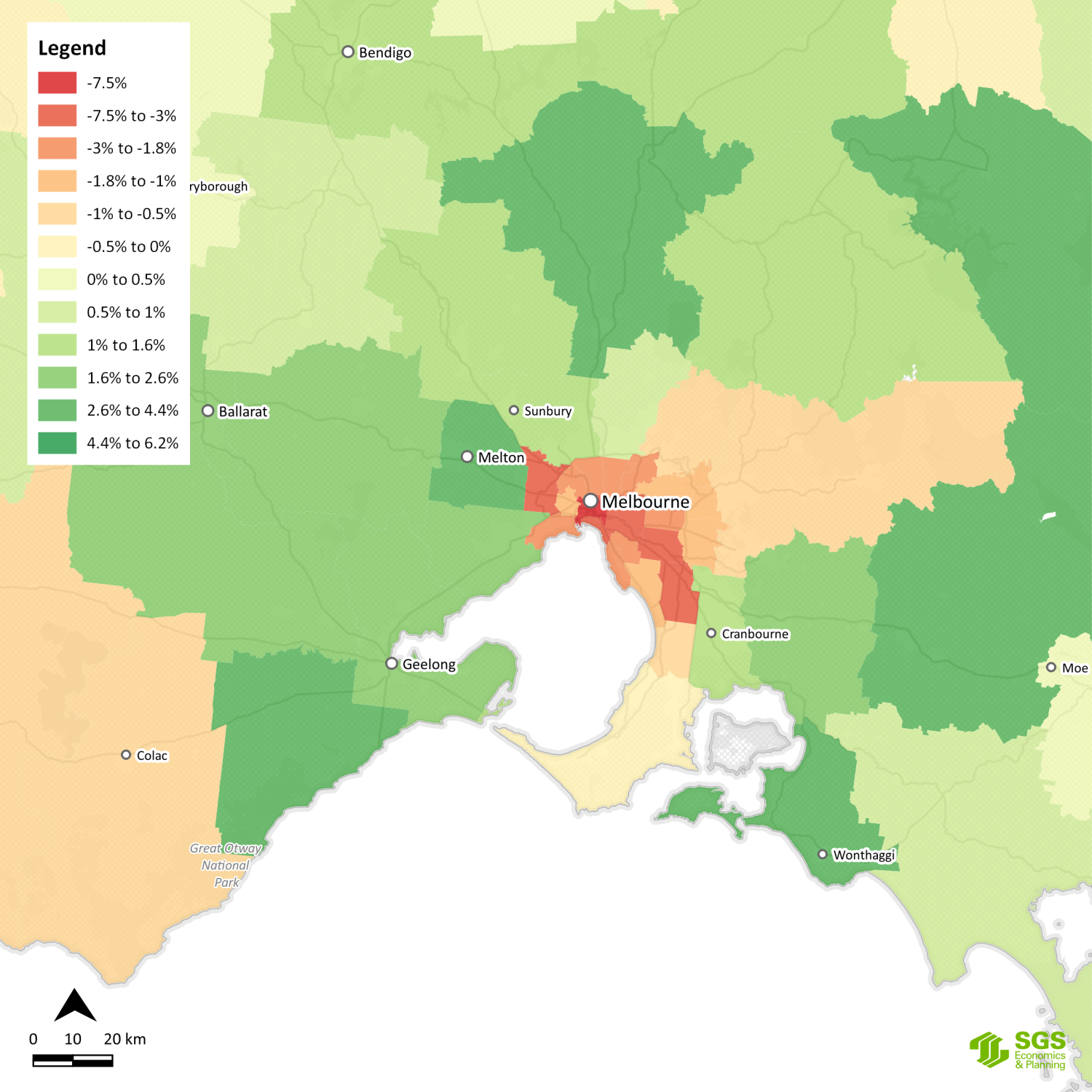 SGS Economics and Planning Pop Growth Melbourne