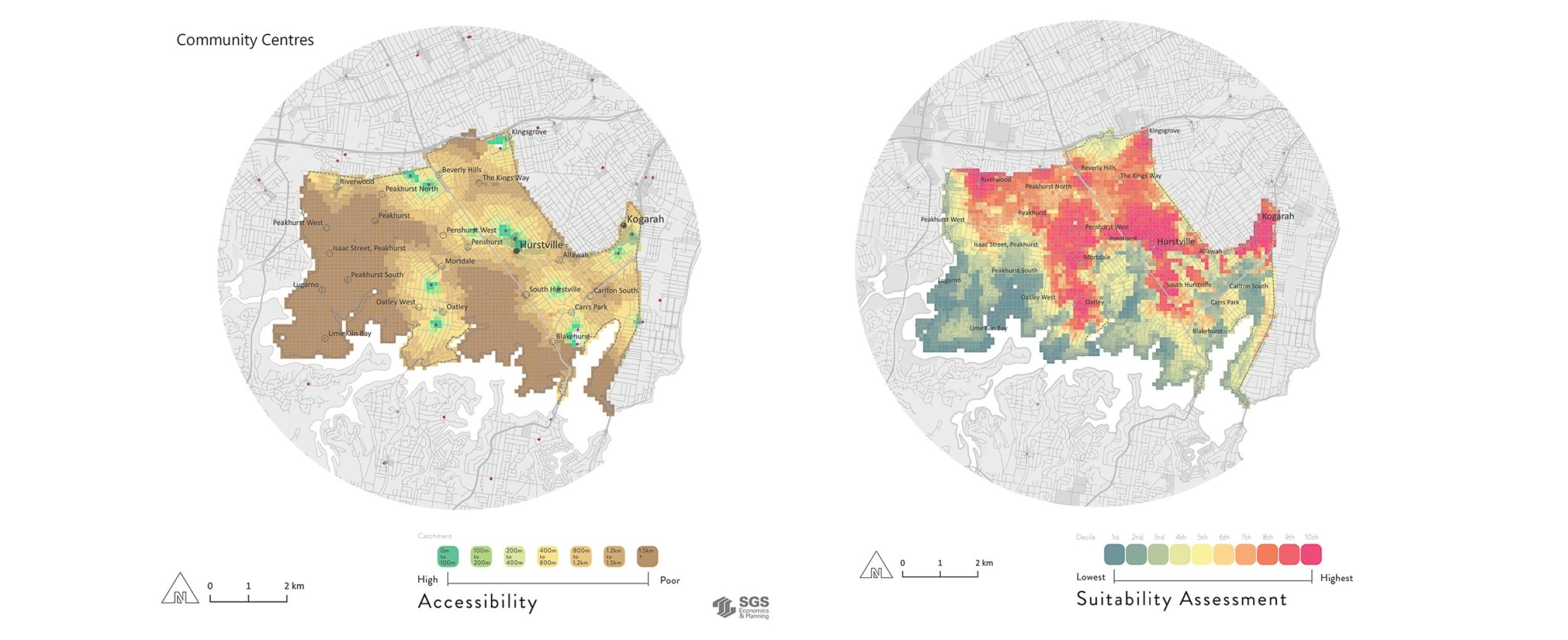 SGS Economics and Planning Georges River Maps
