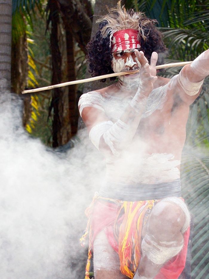 SGS Economics and Planning Aboriginal smoking ceremony